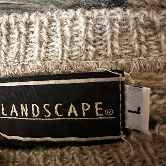 Landscape Men Sweater Size L. - Picture 4 of 5